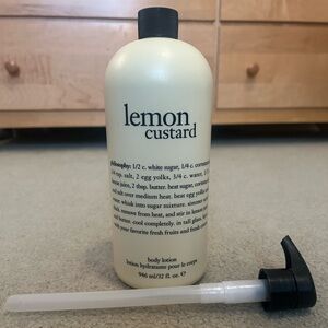 Philosophy *Lemon Custard* Body Lotion 32 oz w/Pump